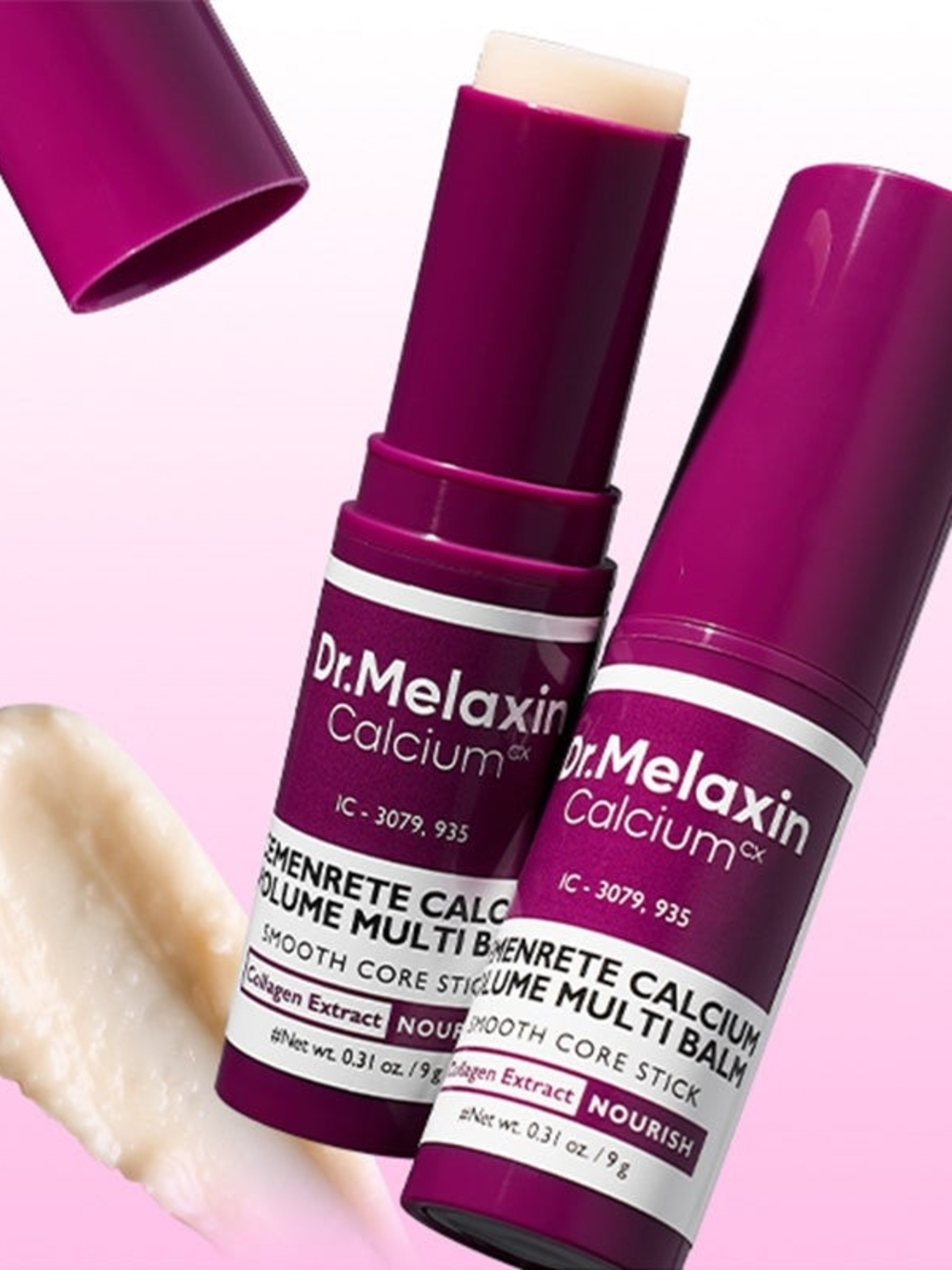 One Tube Of Dr. Melaxin Calcium Multi Balm - Deep Berry Tone